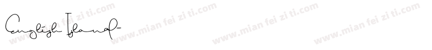 English Island字体转换